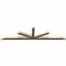Ekena Millwork Saratoga Smooth Timber Gable Bracket, Douglas Fir, 96"W x 24"H x 3 1/2"D x 3 1/2"F, 6/12 Pitch GBW096X24X0404SAR00SDF - alternate 2